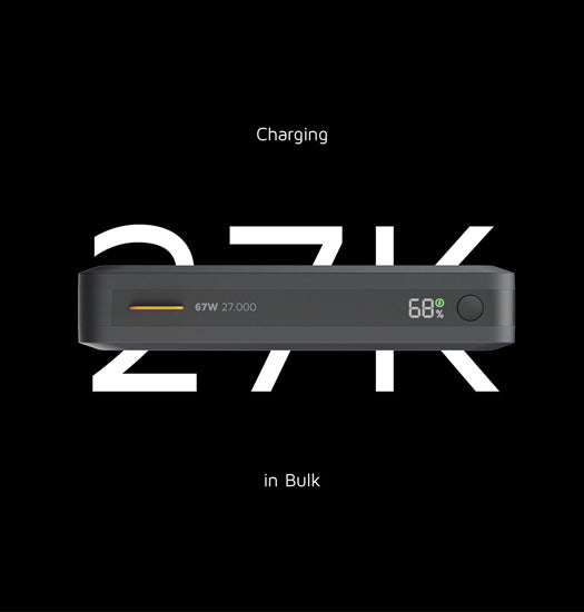 67W Fuel Series Powerbank 27.000 mAh Midnight Black