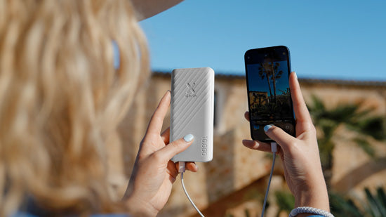 Powerbank Go2 15W 10.000 mAh Ash White