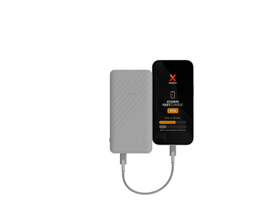 Powerbank Go2 15W 10.000 mAh Ash White