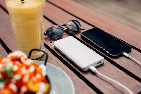 Powerbank Go2 15W 10.000 mAh Ash White