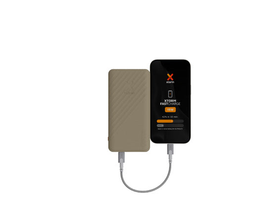Powerbank Go2 15W 10.000 mAh Charcoal Clay