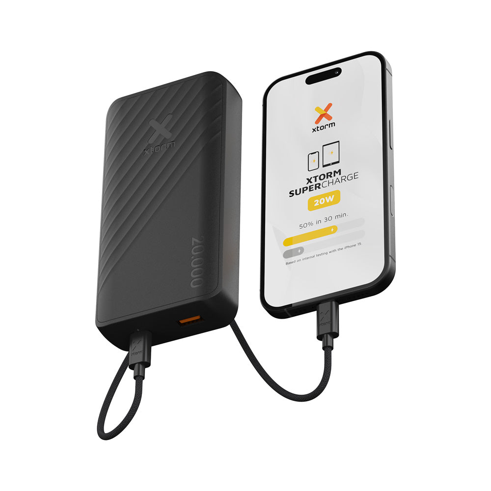 Powerbank Go2 20W 20.000 mAh Charcoal Black