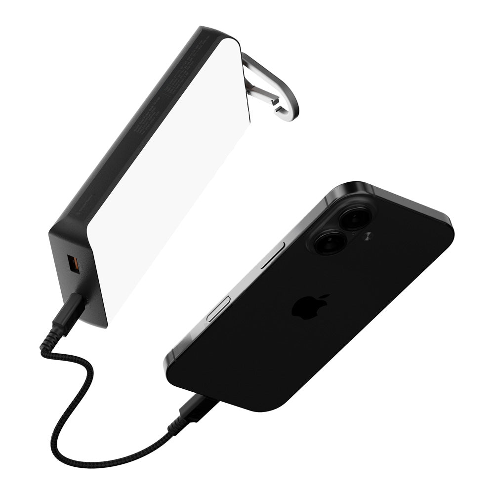 Solar Powerbank Go2 20W 10.000 mAh Charcoal Black