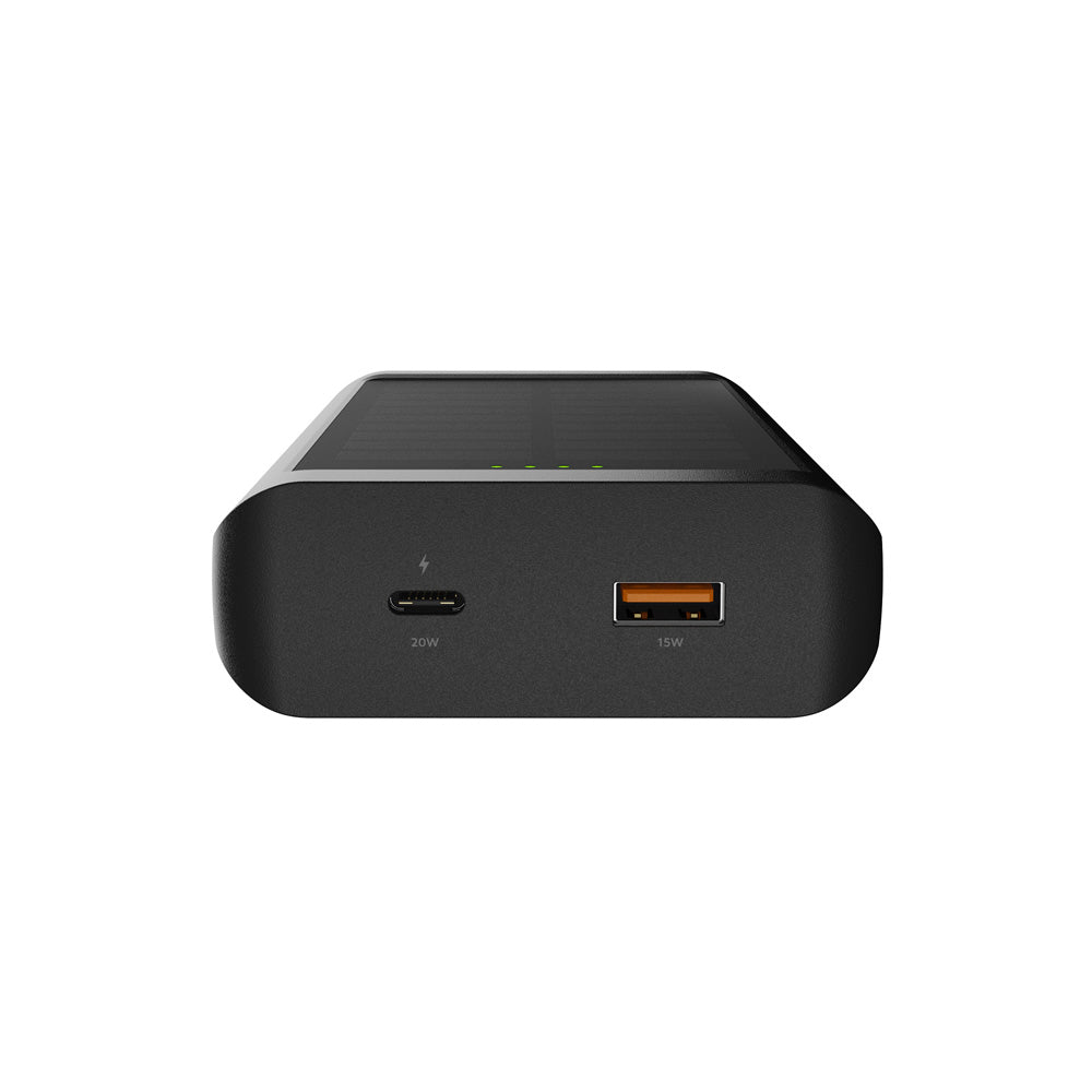 Solar Powerbank Go2 20W 10.000 mAh Charcoal Black