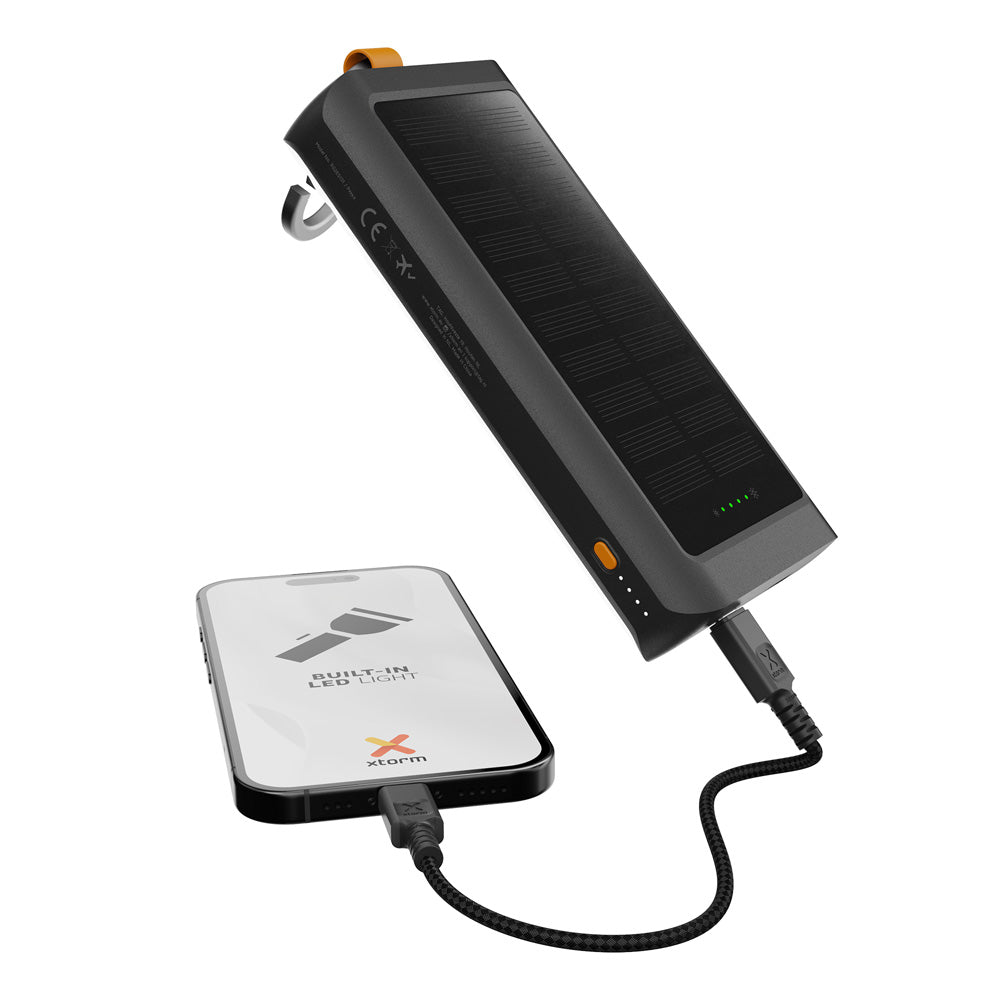 Solar Powerbank Go2 20W 10.000 mAh Charcoal Black