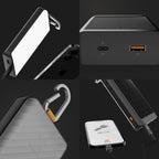 Solar Powerbank Go2 20W 10.000 mAh Charcoal Black