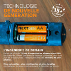 NextGen AA Batteries USB-C Rechargeable  4 Pack