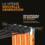 NextGen AA Batteries USB-C Rechargeable  4 Pack
