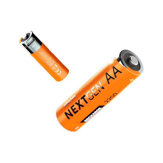 NextGen AA Batteries USB-C Rechargeable  4 Pack