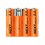 NextGen AA Batteries USB-C Rechargeable  4 Pack