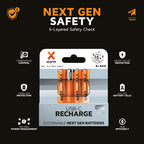 NextGen AAA Batteries USB-C Rechargeable  4 Pack