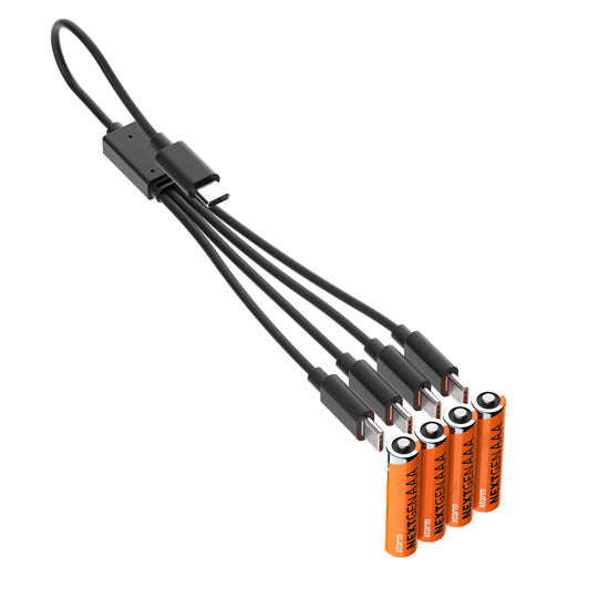 NextGen AAA Batteries USB-C Rechargeable  4 Pack