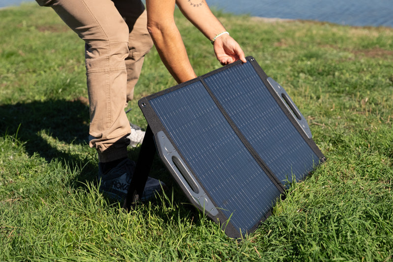 Panneau solaire pliable 60 W Noir