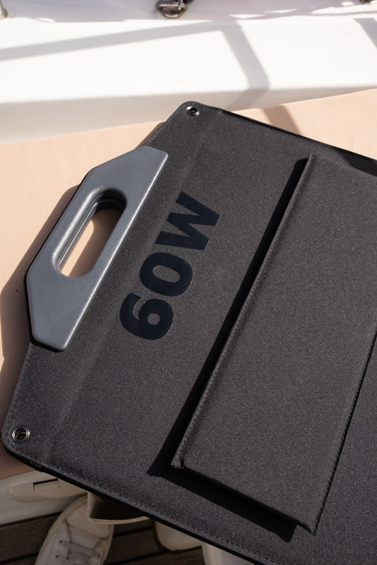 Panneau solaire pliable 60 W Noir