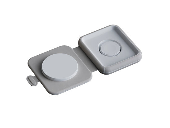 Foldable Wireless Travel Charger 2-in-1