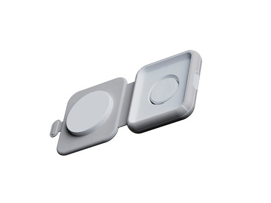 Foldable Wireless Travel Charger 2-in-1
