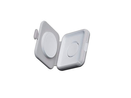 Foldable Wireless Travel Charger 2-in-1