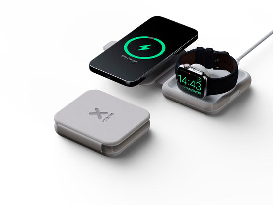 Foldable Wireless Travel Charger 2-in-1