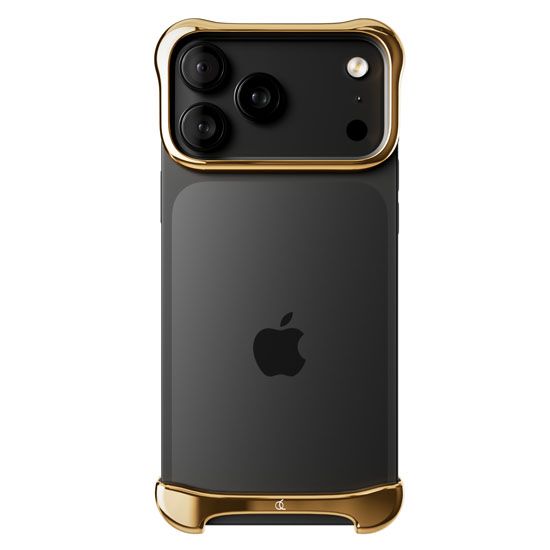Arc Pulse ゴールド iPhone用アクセサリー Arc Pulse Aluminum iPhone 17 Pro Max Polished Gold