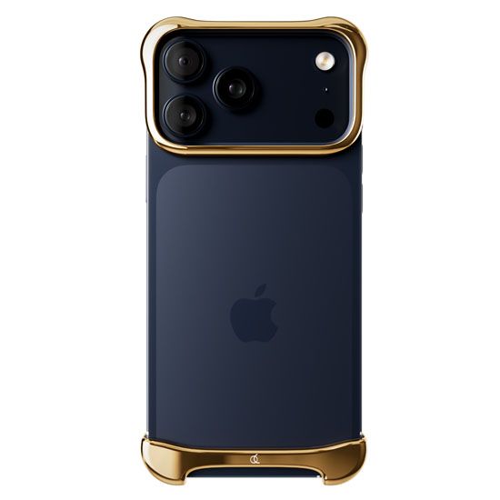 Arc Pulse Aluminum iPhone 17 Pro Max Polished Gold