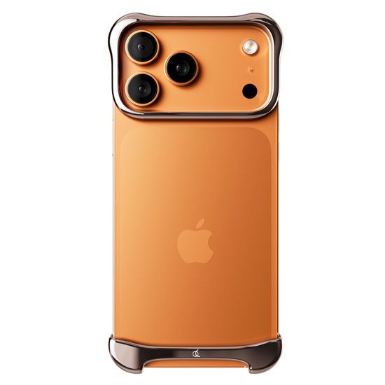 Arc Pulse Aluminum iPhone 17 Pro Max Polished Rose Bronze