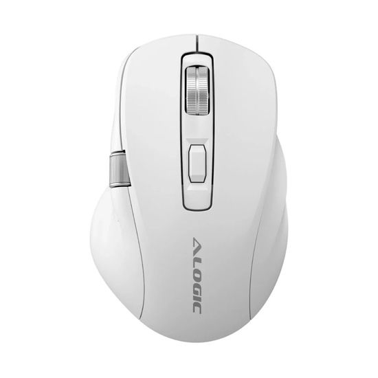 Apex Bluetooth USB-C Rechargeable 7 Keys Programmable Mouse White - A-LOGIC