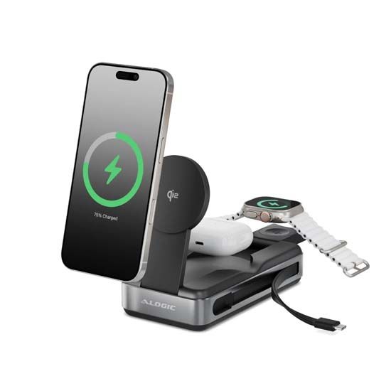 Roam 21,000mAh 6-in-1 Power Bank Qi2 USB-C 100W - A-LOGIC