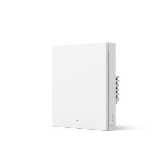 Smart Wall Switch H1 (no neutral, single rocker) White - Aqara