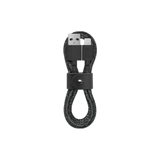 Eco Belt Cable USB-A to Lightning 1.2m Black - Native Union