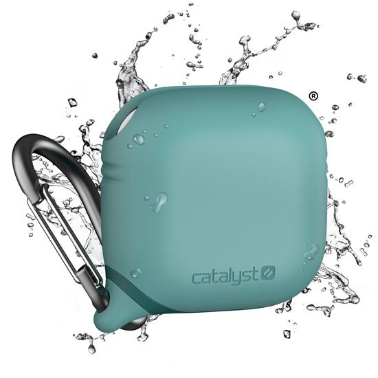 Waterproof Case with Carabiner for AirPods 4 Green - Catalyst