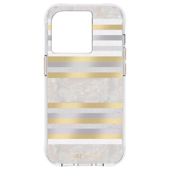 Pearl Stripes MagSafe iPhone 14 Pro - Case Mate