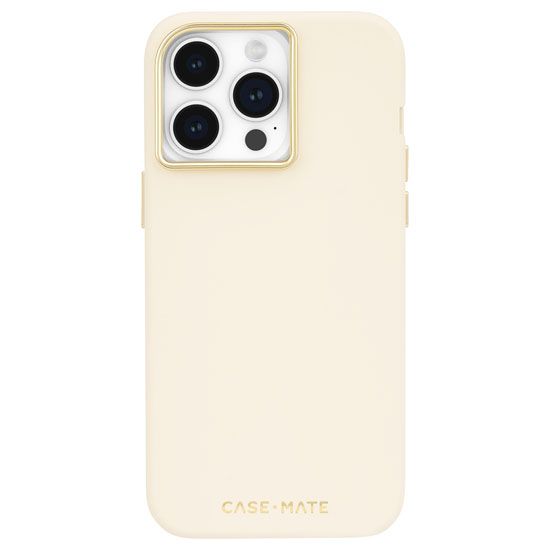 Silicone MagSafe iPhone 15 Pro Max Beige - Case Mate