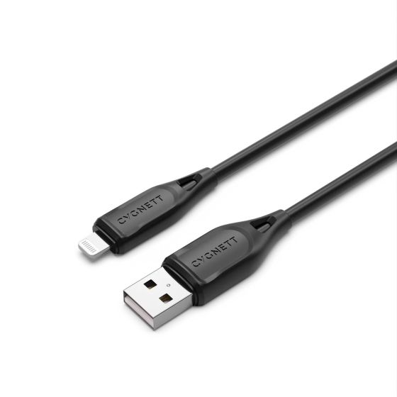 Essential Lightning to USB-A cable (1m) Black - Cygnett