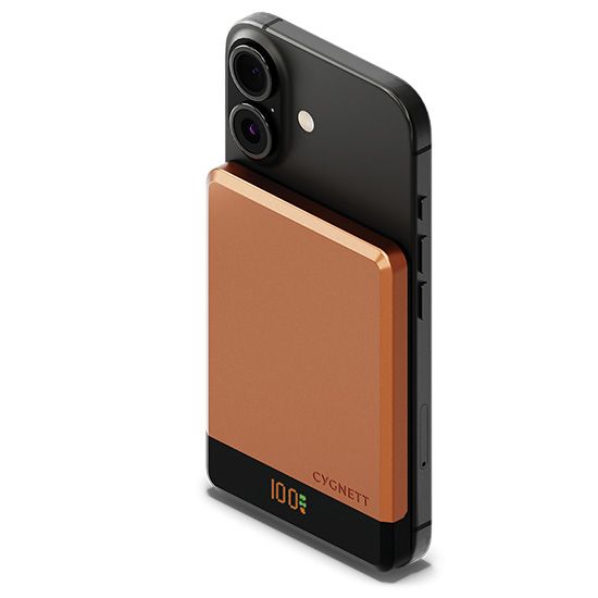 Magnetic Battery MagSlim 5000mAh Copper - Cygnett