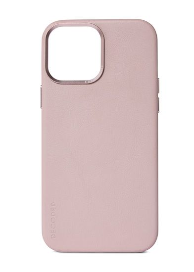 iPhone 13 Pro Max Leather Case Pink - Decoded