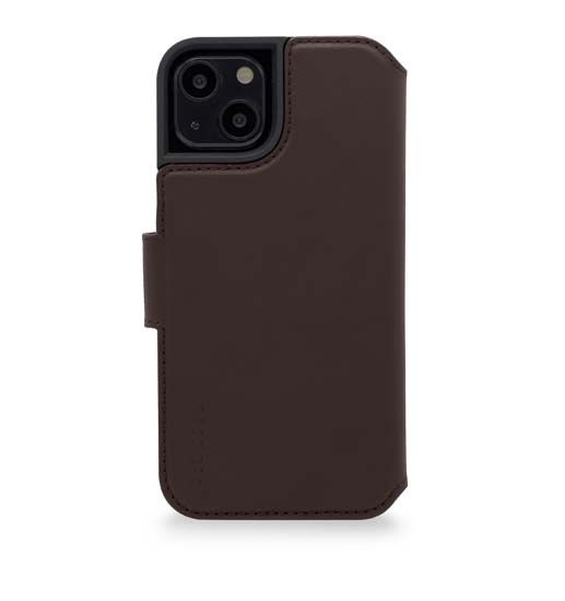 Leather Folio iPhone 14 Brown - Decoded