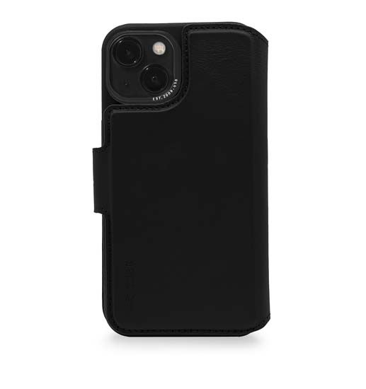 MagSafe Leather Detachable Folio iPhone 14 Black - Decoded