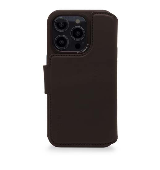 MagSafe Leather Detachable Folio iPhone 14 Pro Max Brown - Decoded