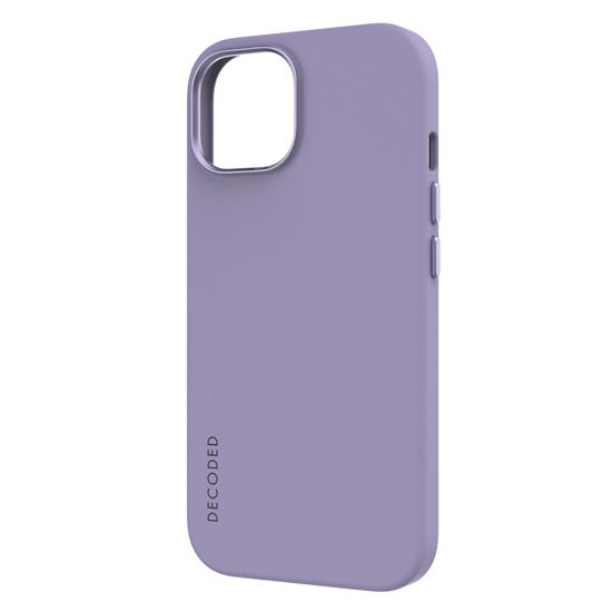 Antimicrobial Silicone Case MagSafe for iPhone 15 Lavender - Decoded