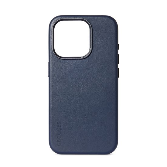Leather Case MagSafe for iPhone 15 Pro Navy - Decoded