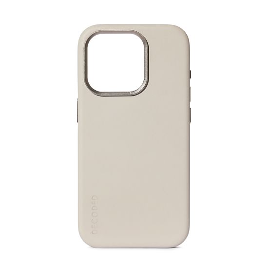 Leather Case MagSafe for iPhone 15 Pro Max Clay - Decoded
