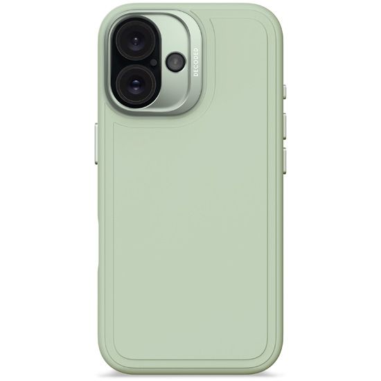 AntiMicrobial Silicone Stacks Case for iPhone 16 Mint Green  - Decoded