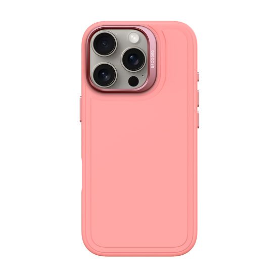 AntiMicrobial Silicone Stacks Case for iPhone 16 Pro BubbleGum - Decoded