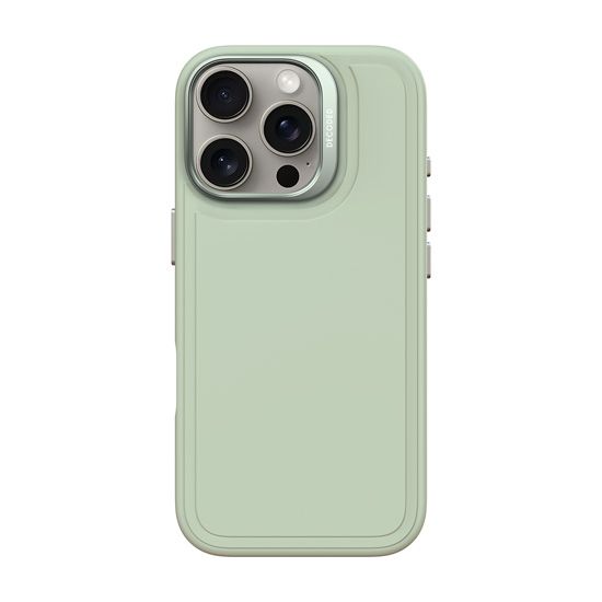 AntiMicrobial Silicone Stacks Case for iPhone 16 Pro Mint Green  - Decoded