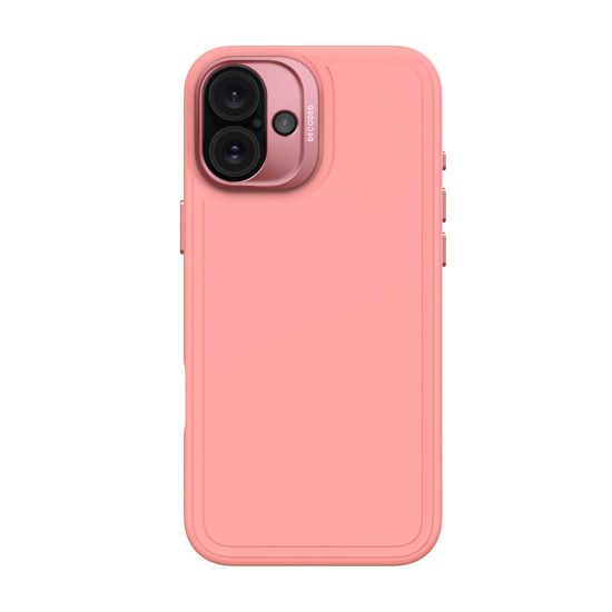 AntiMicrobial Silicone Stacks Case for iPhone 16 Plus BubbleGum - Decoded