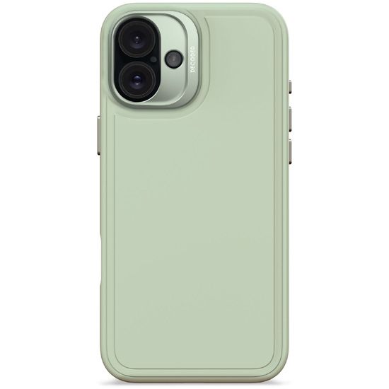 AntiMicrobial Silicone Stacks Case for iPhone 16 Plus Mint Green  - Decoded