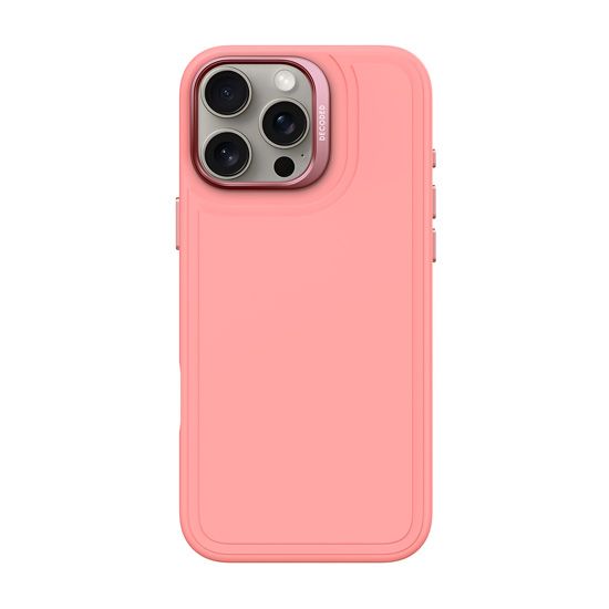 AntiMicrobial Silicone Stacks Case for iPhone 16 Pro Max BubbleGum - Decoded