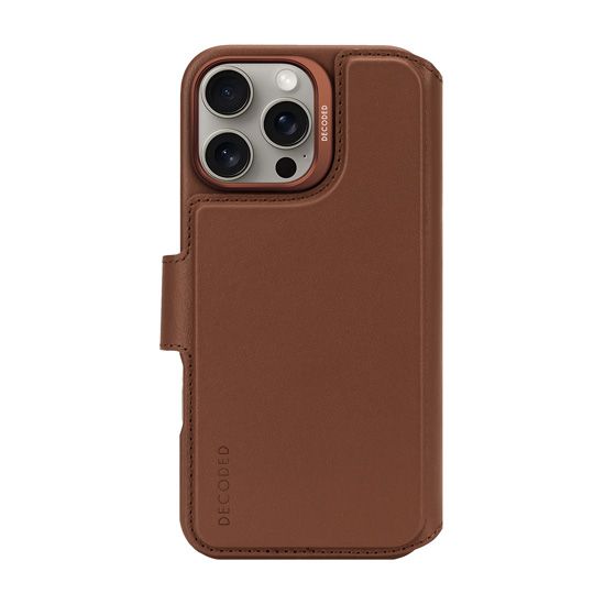 MagSafe detachable folio iPhone 16 Pro Max Tan - Decoded