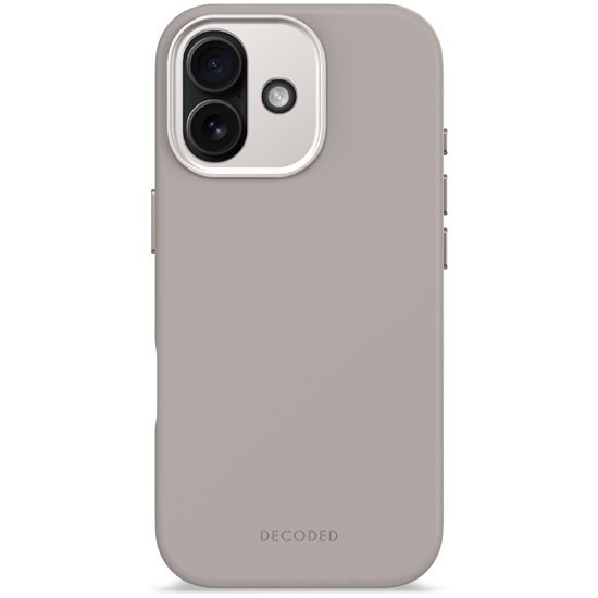 Antimicrobial Silicone MagSafe Case for iPhone 17 Soft Taupe - Decoded