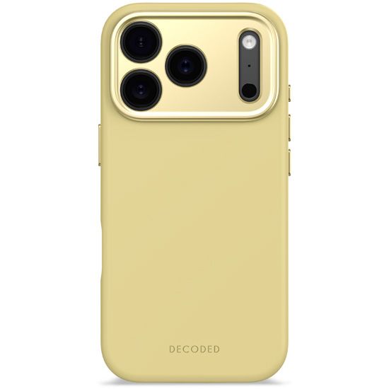Antimicrobial Silicone MagSafe Case for iPhone 17 Pro Yuma Yellow - Decoded